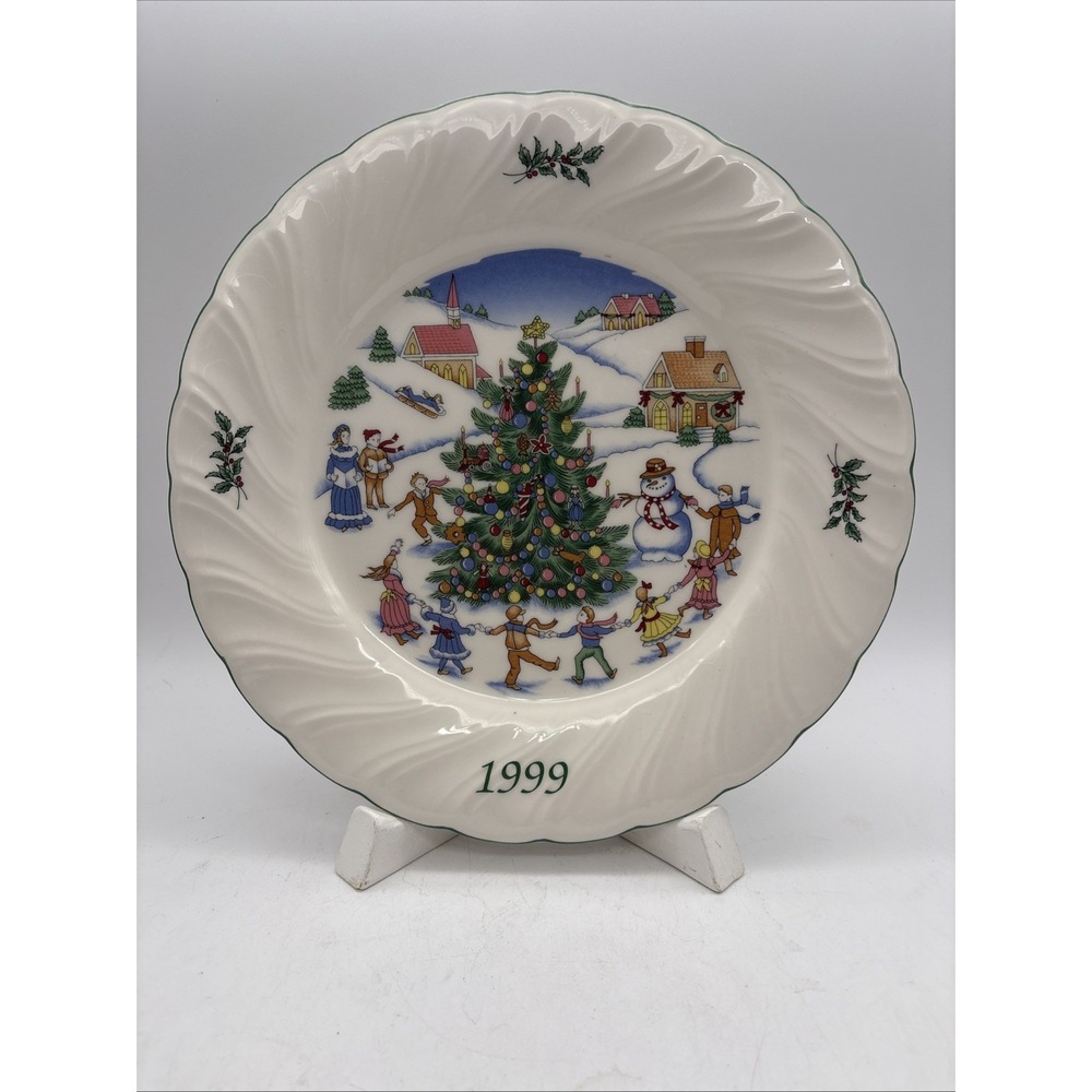 Nikko Holiday Spirit Frosty The Snowman Plate 1999 Happy Holidays 7th Edition